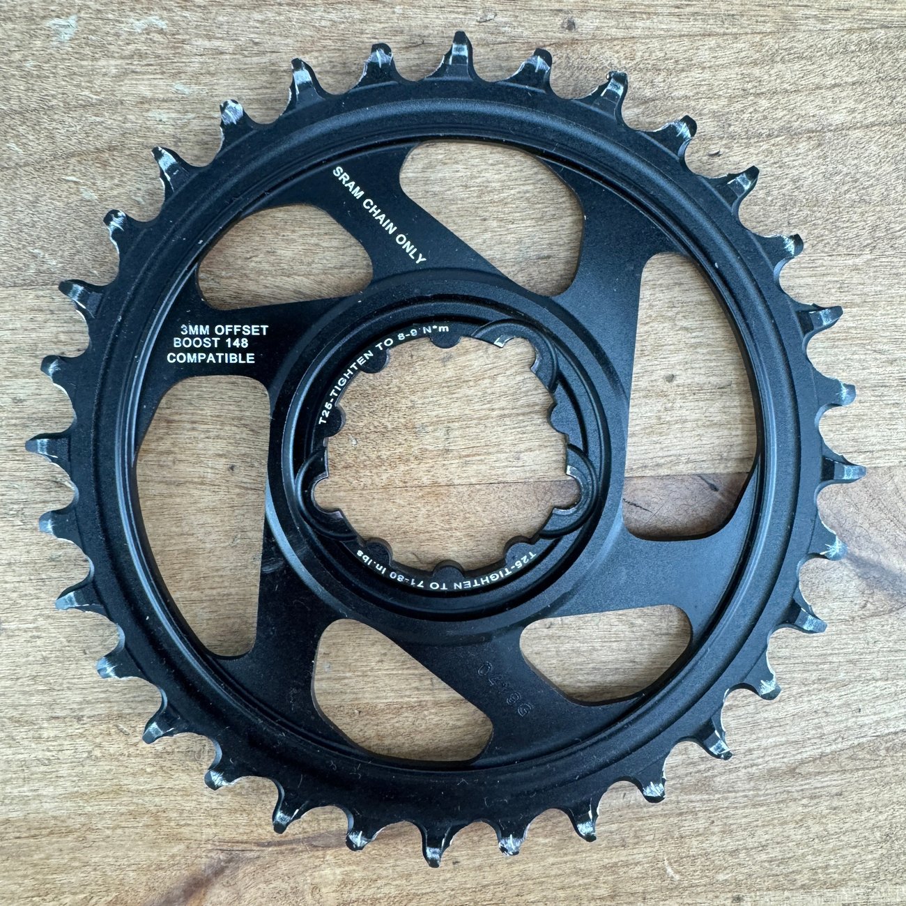 SRAM Eagle X-Sync 2 32t 1x 12-Speed Mountain Bike Chainring 70g 3-Bolt 3mm Offset