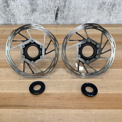 SRAM Paceline 160mm Centerlock Disc Brake Rotors Set w/ Lockrings 330g