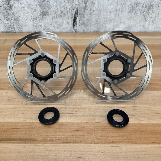 SRAM Paceline 160mm Centerlock Disc Brake Rotors Set w/ Lockrings 330g