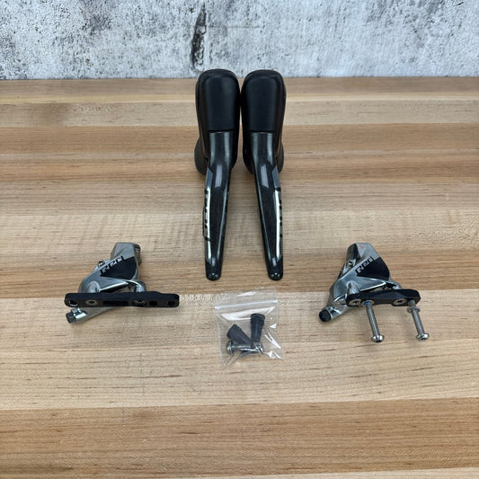 SRAM Red AXS D1 Electronic Hydraulic 12-Speed Shifters + Disc Brake Calipers