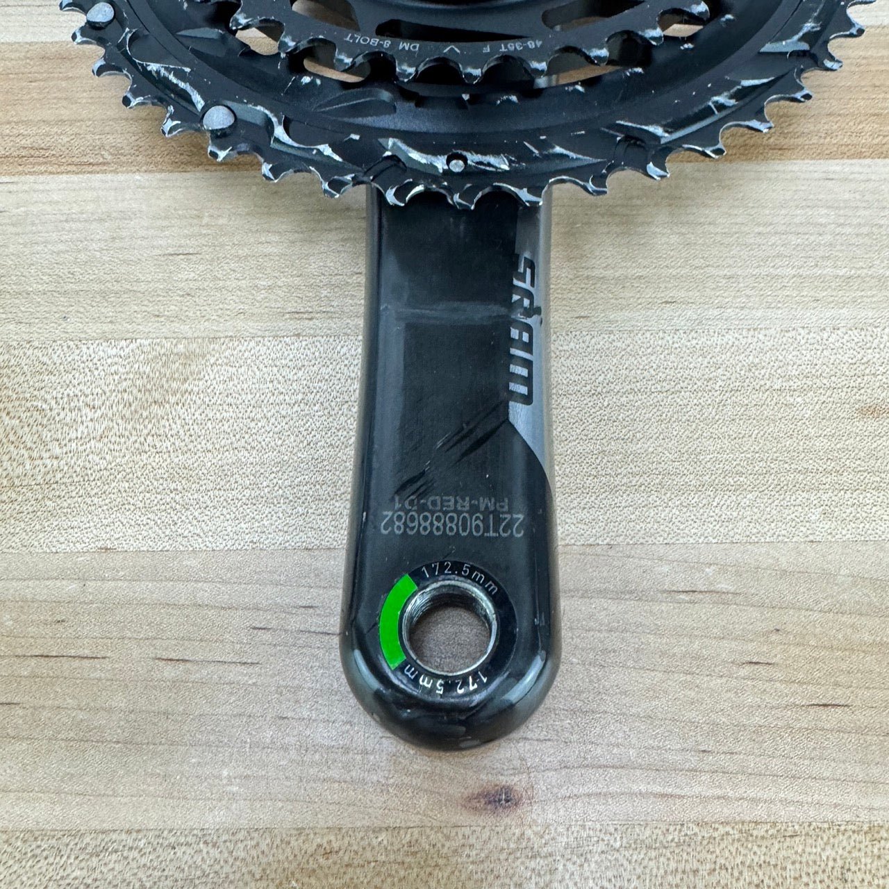 SRAM Red AXS D1 Quarq 48/35t Chainrings 172.5mm Power Meter