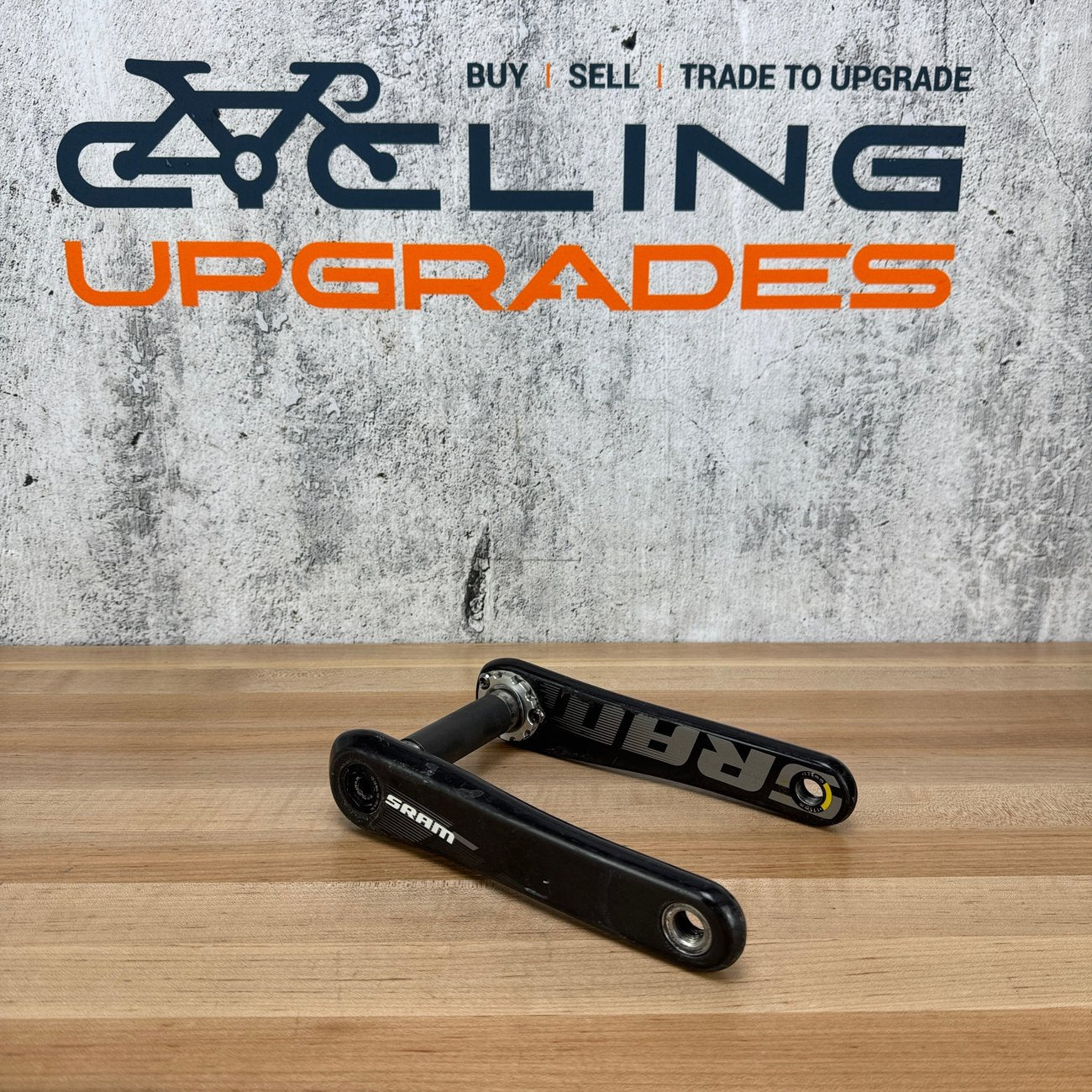 SRAM Red GXP 175mm Carbon 3-Bolt Bike Crankset without Chainrings 432g
