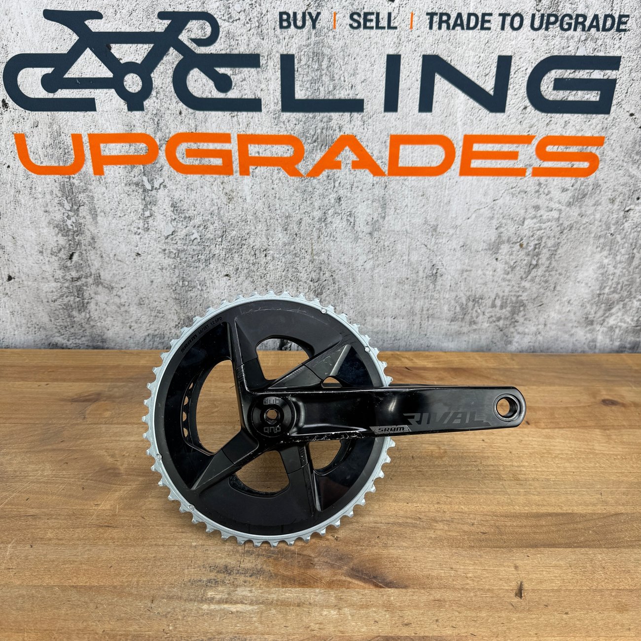 SRAM Rival AXS D1 175mm 48/35t 12-Speed 4-Bolt 107 BCD Crankset