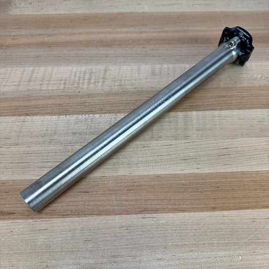 Thomson Titanium 27.2mm x 350mm Zero Setback Bike Seatpost 253g