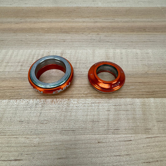 Chris King Inset 7 Matte Mango Tapered 1 1/8" - 1 1/2" Bike Headset 146g