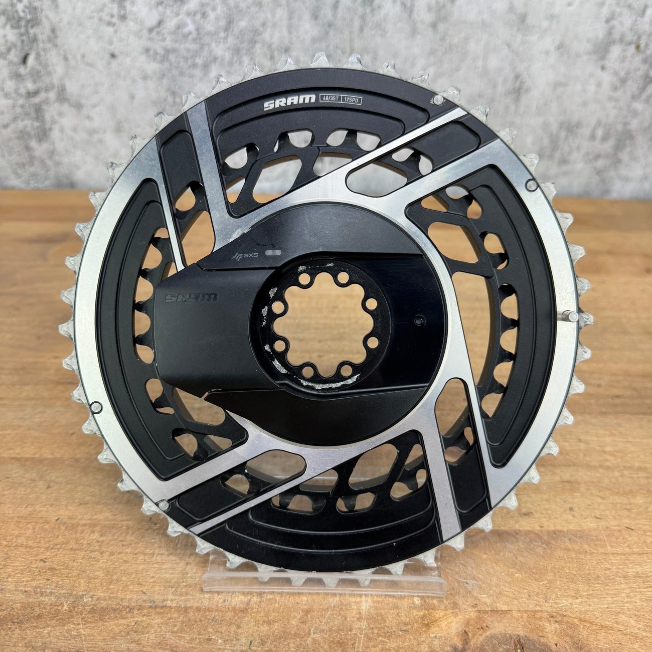 SRAM Red AXS E1 Quarq Power Meter 48/35t 12-Speed Bike Chainring Set 2 ...