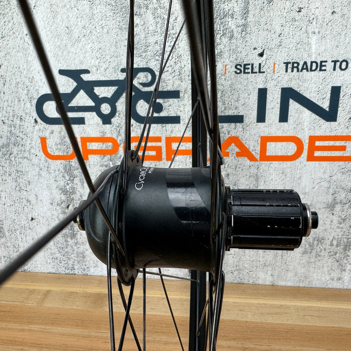 Velocity A23 CycleOps Power Meter Alloy Clincher Rear Wheel 700c Rim Brake — photo 3 of 7