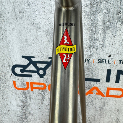 Vintage! 2001 Litespeed Classic 58x60cm Rim Brake Titanium Frameset 700c Chris King