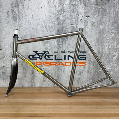 Vintage! 2001 Litespeed Classic 58x60cm Rim Brake Titanium Frameset 700c Chris King