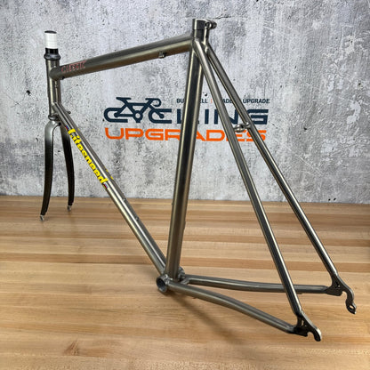 Vintage! 2001 Litespeed Classic 58x60cm Rim Brake Titanium Frameset 700c Chris King
