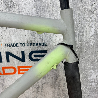 Vintage! Alberto Masi Milano 54cm Rim Brake Alloy Frameset 700c Carbon Fork
