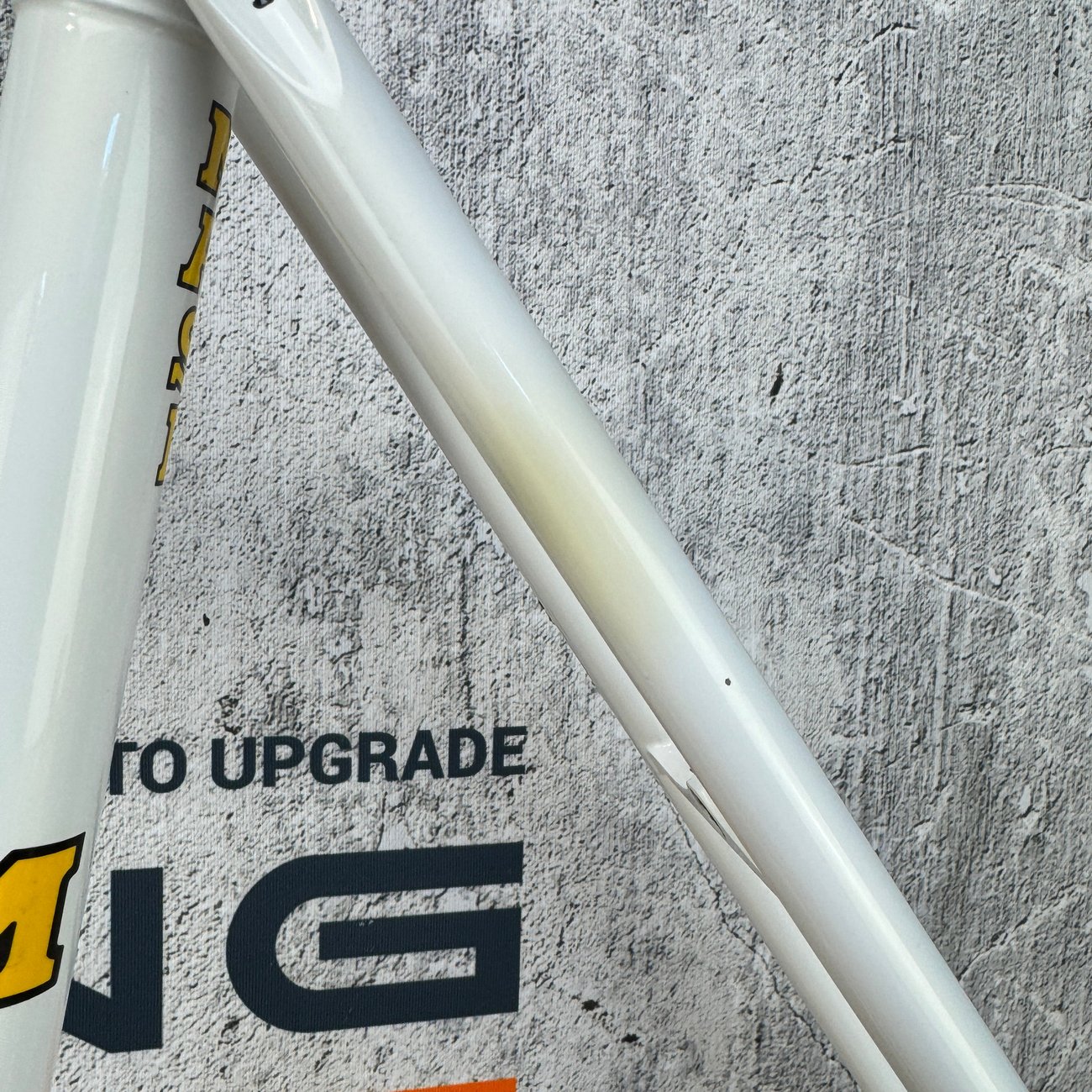 Low Mile! Masi Team 3V 58x57cm Rim Brake Steel Frameset 700c Pearl White