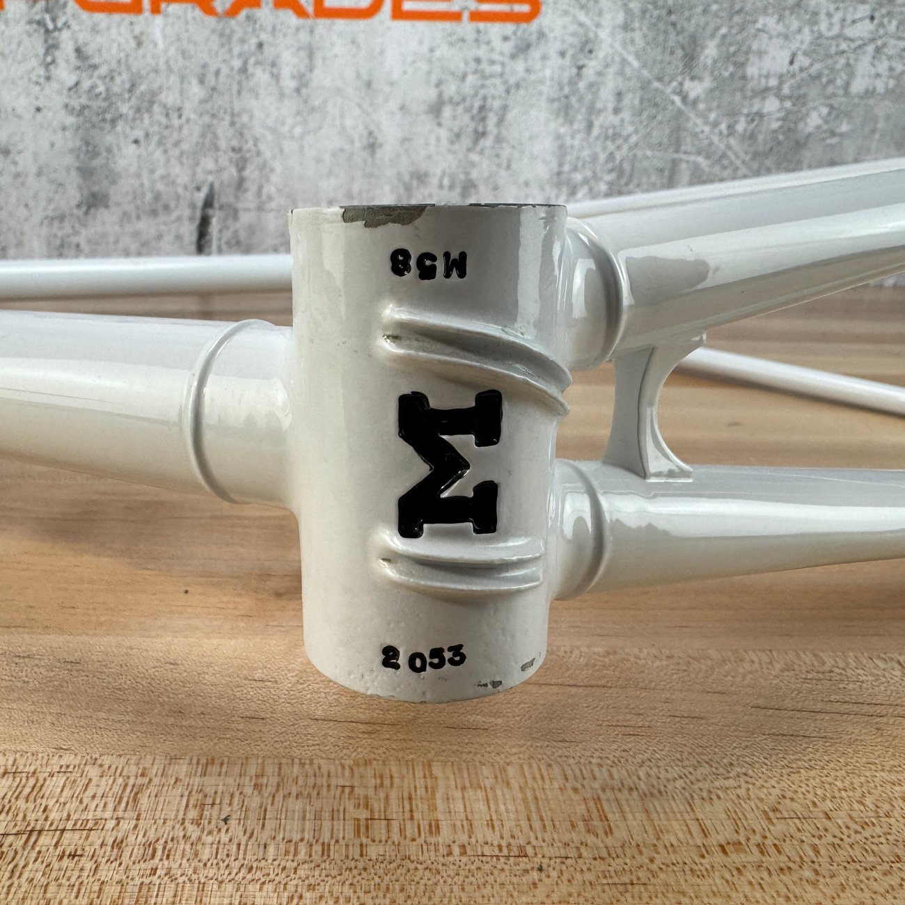 Low Mile! Masi Team 3V 58x57cm Rim Brake Steel Frameset 700c Pearl White