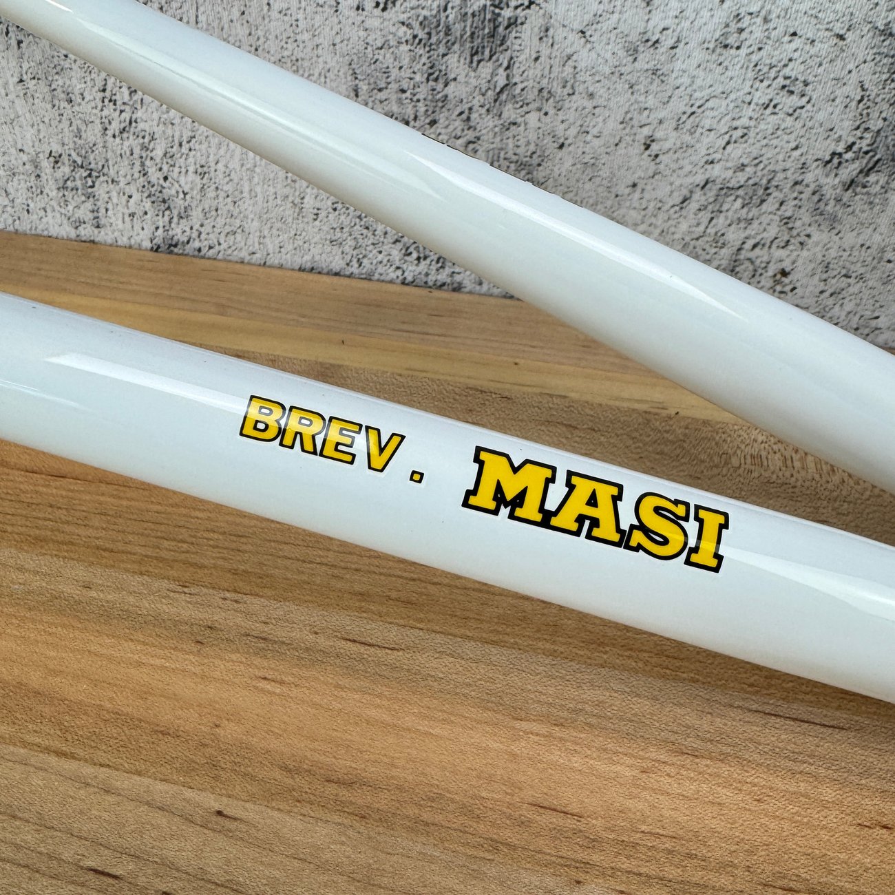Low Mile! Masi Team 3V 58x57cm Rim Brake Steel Frameset 700c Pearl White