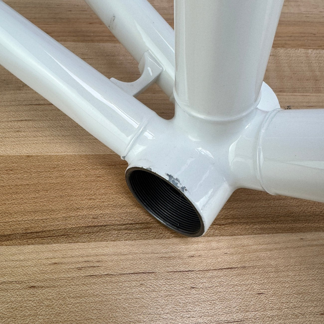 Low Mile! Masi Team 3V 58x57cm Rim Brake Steel Frameset 700c Pearl White
