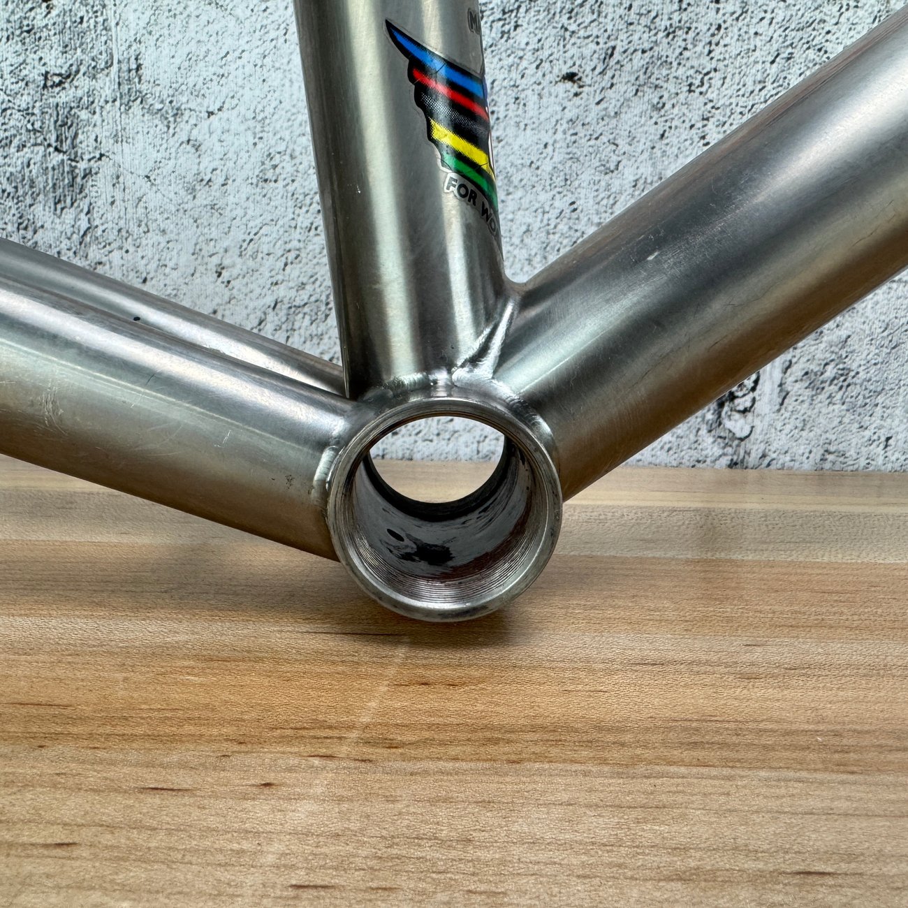 Vintage! Serotta Legend 58cm Rim Brake Titanium Frameset 700c F1 Carbon Fork