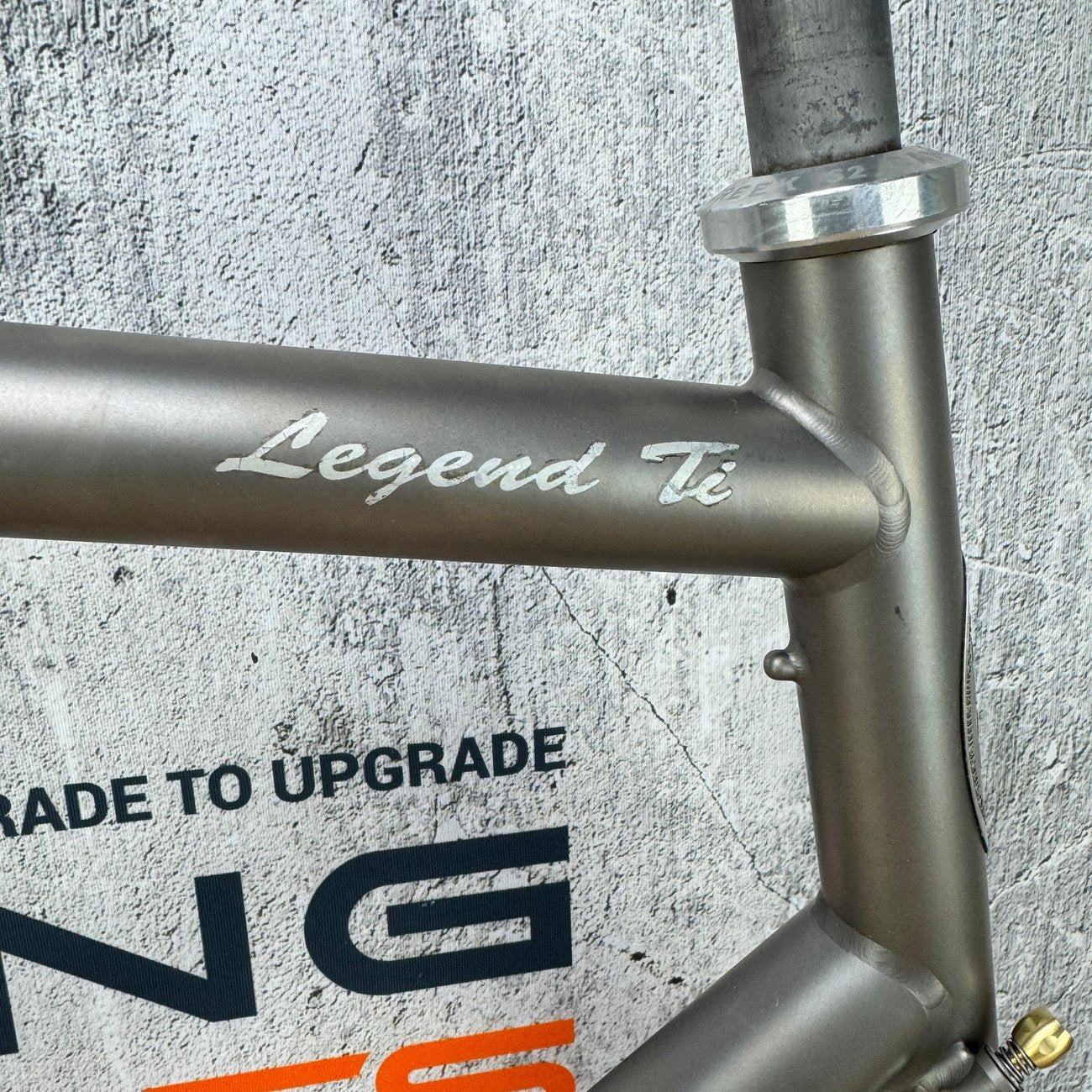 Vintage! Serotta Legend 58cm Rim Brake Titanium Frameset 700c F1 Carbon Fork
