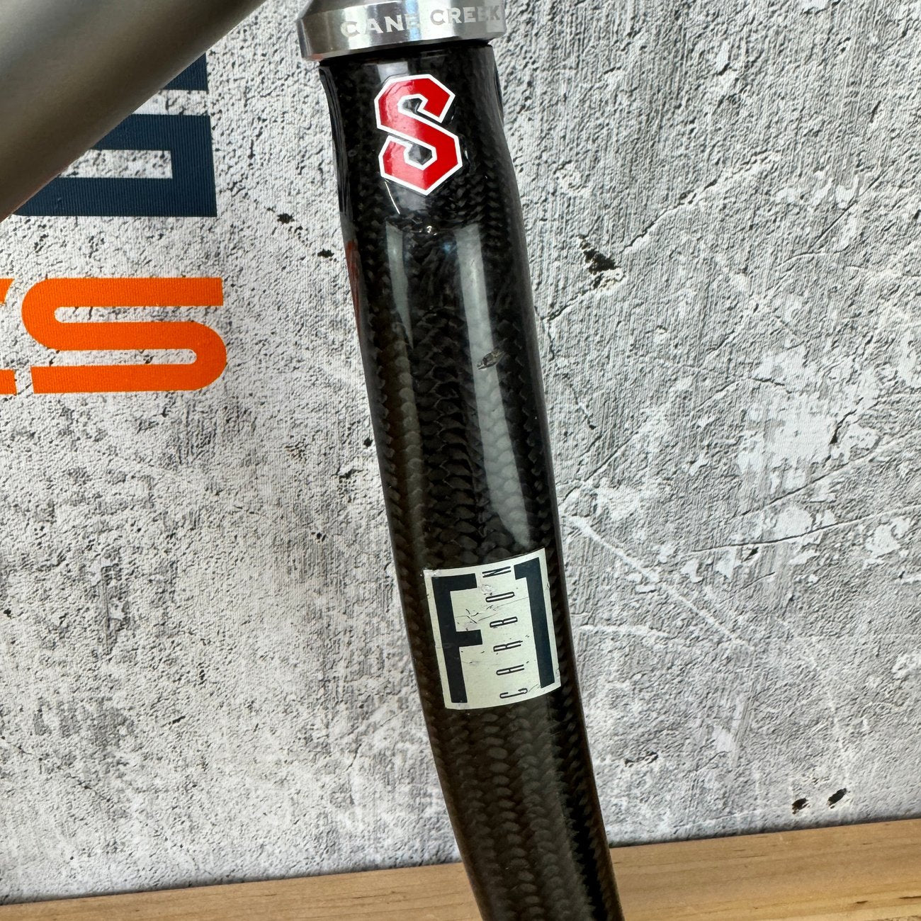 Vintage! Serotta Legend 58cm Rim Brake Titanium Frameset 700c F1 Carbon Fork