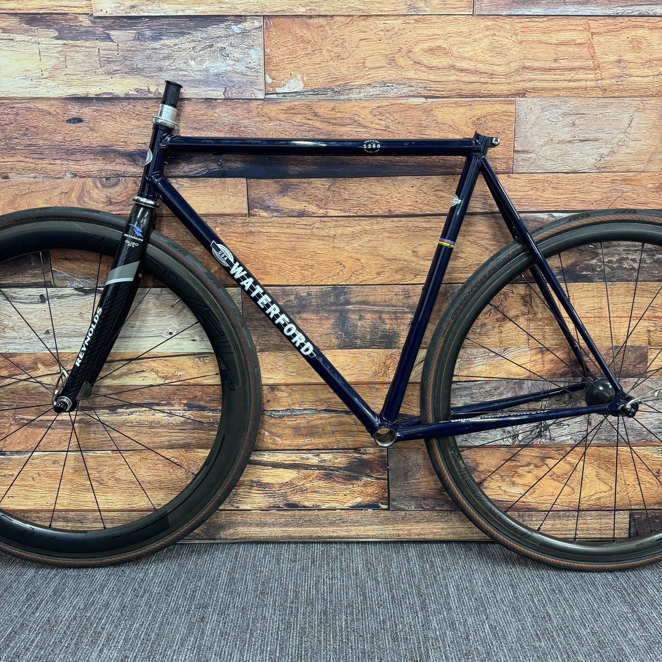 Waterford 1200 55x53cm Rim Brake Lugged Steel Frameset 700c Ouzo Pro Carbon Fork