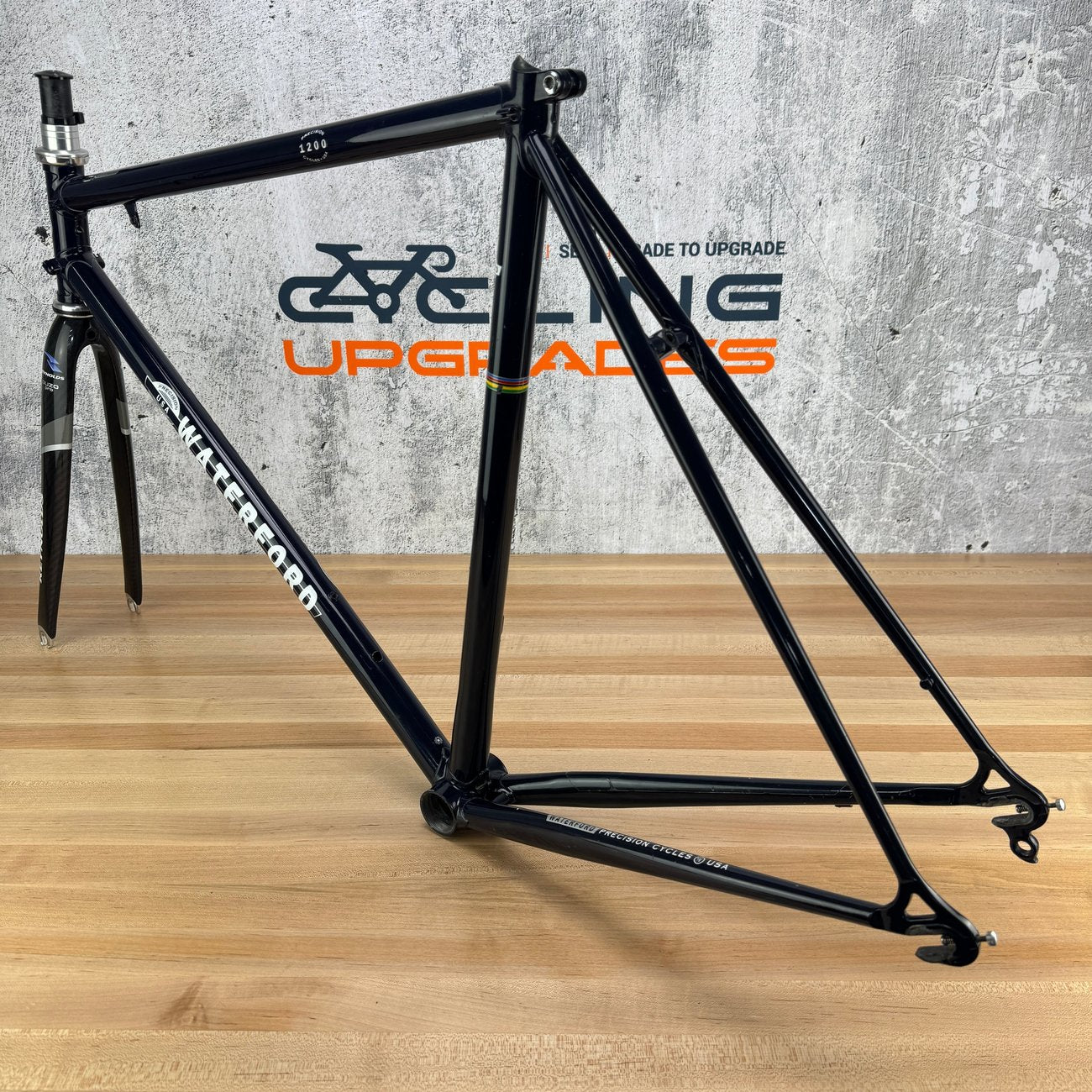 Waterford 1200 55x53cm Rim Brake Lugged Steel Frameset 700c Ouzo Pro Carbon Fork