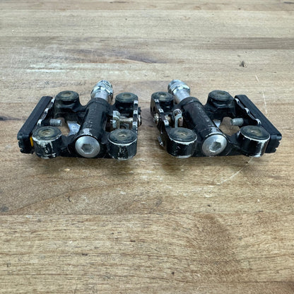 Wellgo M-17 Stainless Steel Spindle Flat/Clipess Bike Pedals 322g