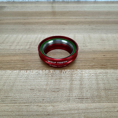 Wolf Tooth EC44/40 Red Upper Headset Bearing and Cup 45g