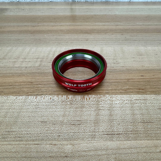 Wolf Tooth EC44/40 Red Upper Headset Bearing and Cup 45g
