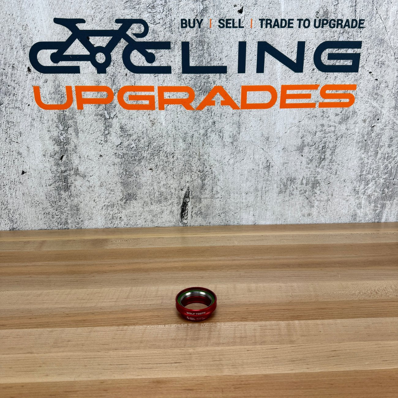 Wolf Tooth EC44/40 Red Upper Headset Bearing and Cup 45g