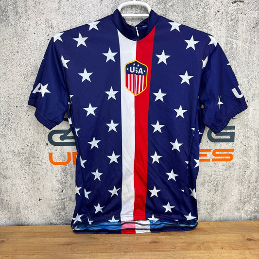 World Jersey 1956 USA Large Cycling Jersey