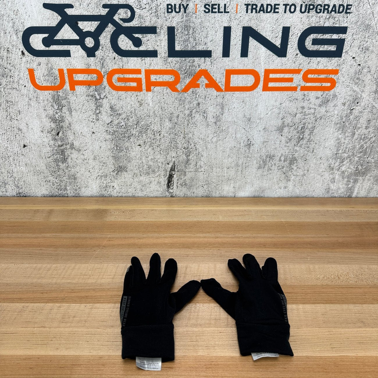 Worn Once! Siroko Nuremberg Medium Black Cycling Gloves