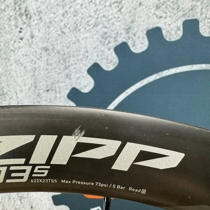 Zipp 303s Carbon Tubeless Hookless Disc Wheelset 700c Cognition Hubs 1545g