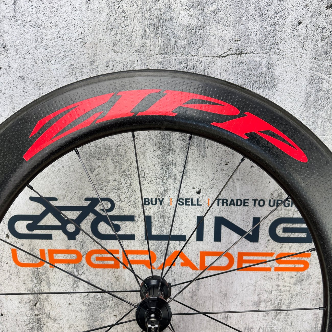 Zipp 808 Firecrest Carbon Tubular Front Wheel 700c Rim Brake 77 Hub 780g