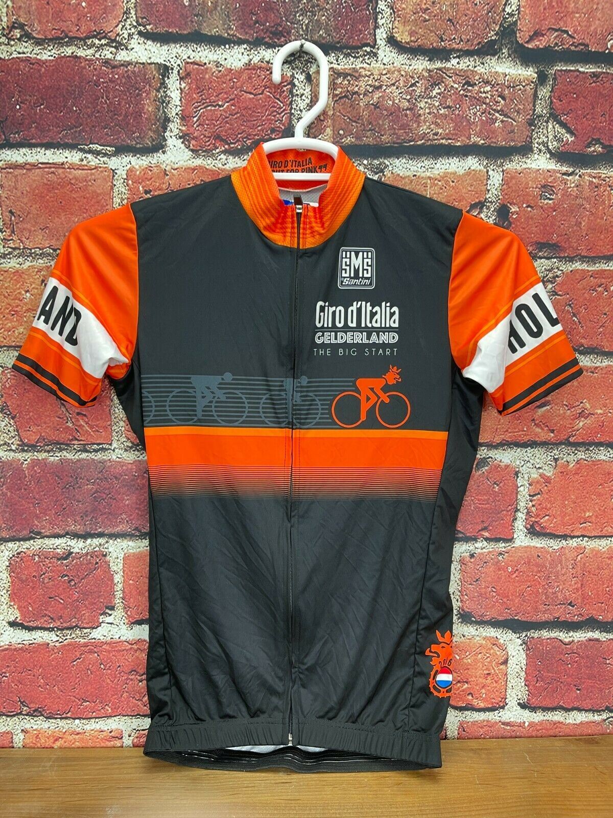 New! Sms Santini Giro D'Italia 2016 Large Mens Short Sleeve Cycling Jersey