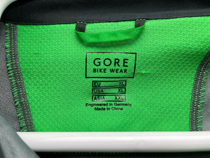 Gore Bike Wear Wind-Stopper Active Shell Green Cycle Jacket XL Cold Weather