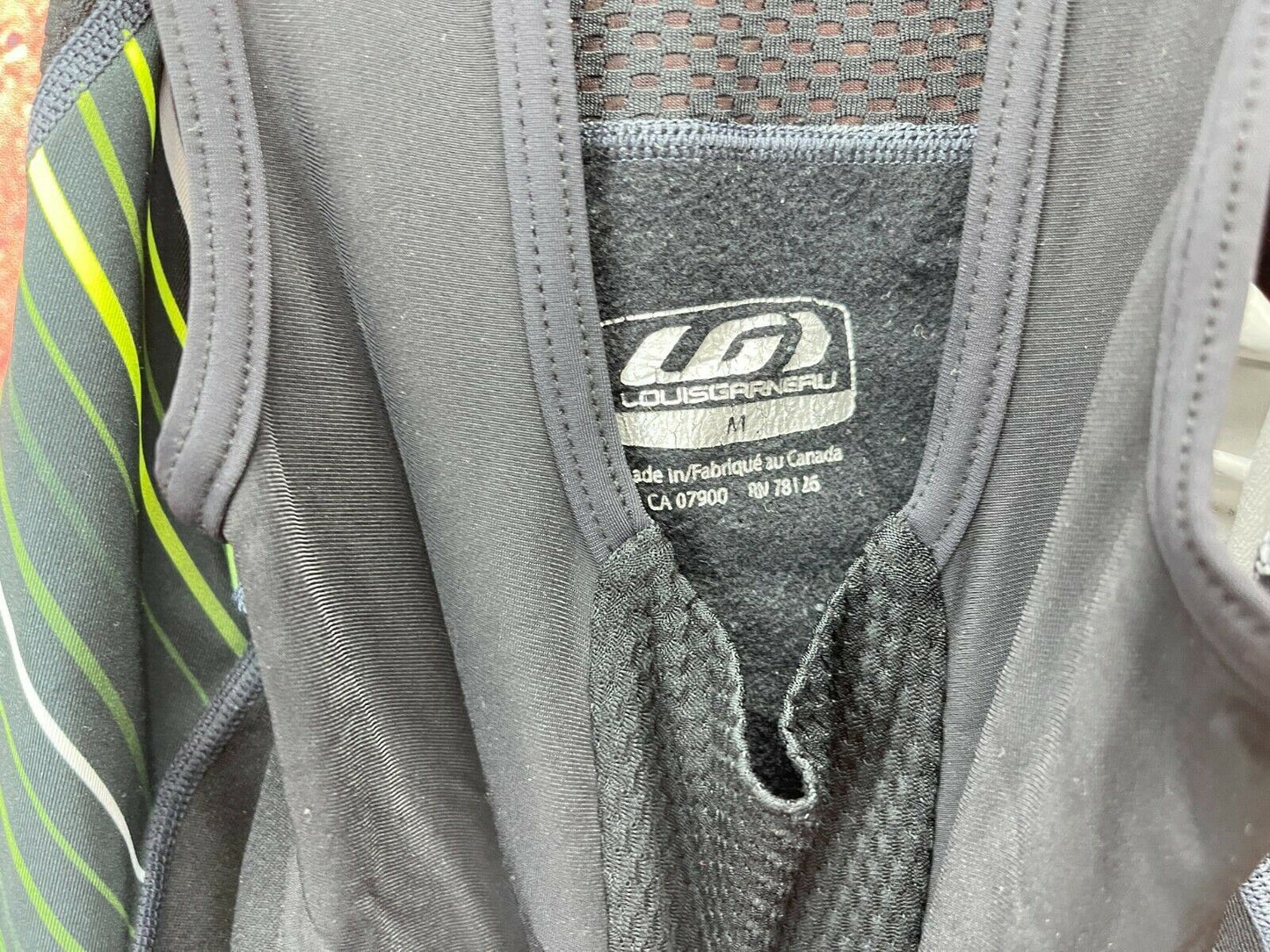 Louis Garneau Full Length Winter Thermal Cycling Road Bike Bibs Mens Black M