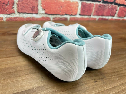 Shimano RP5 Women's 40(EU) 9.5(US) Road Cycling Shoes 3-Bolt White/Cyan