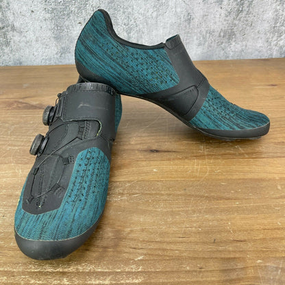 Fizik Infinito R1 Knit Men's 44.5(EU) 10(US) Road Cycling Shoes 3-Bolt Blue/Fluo