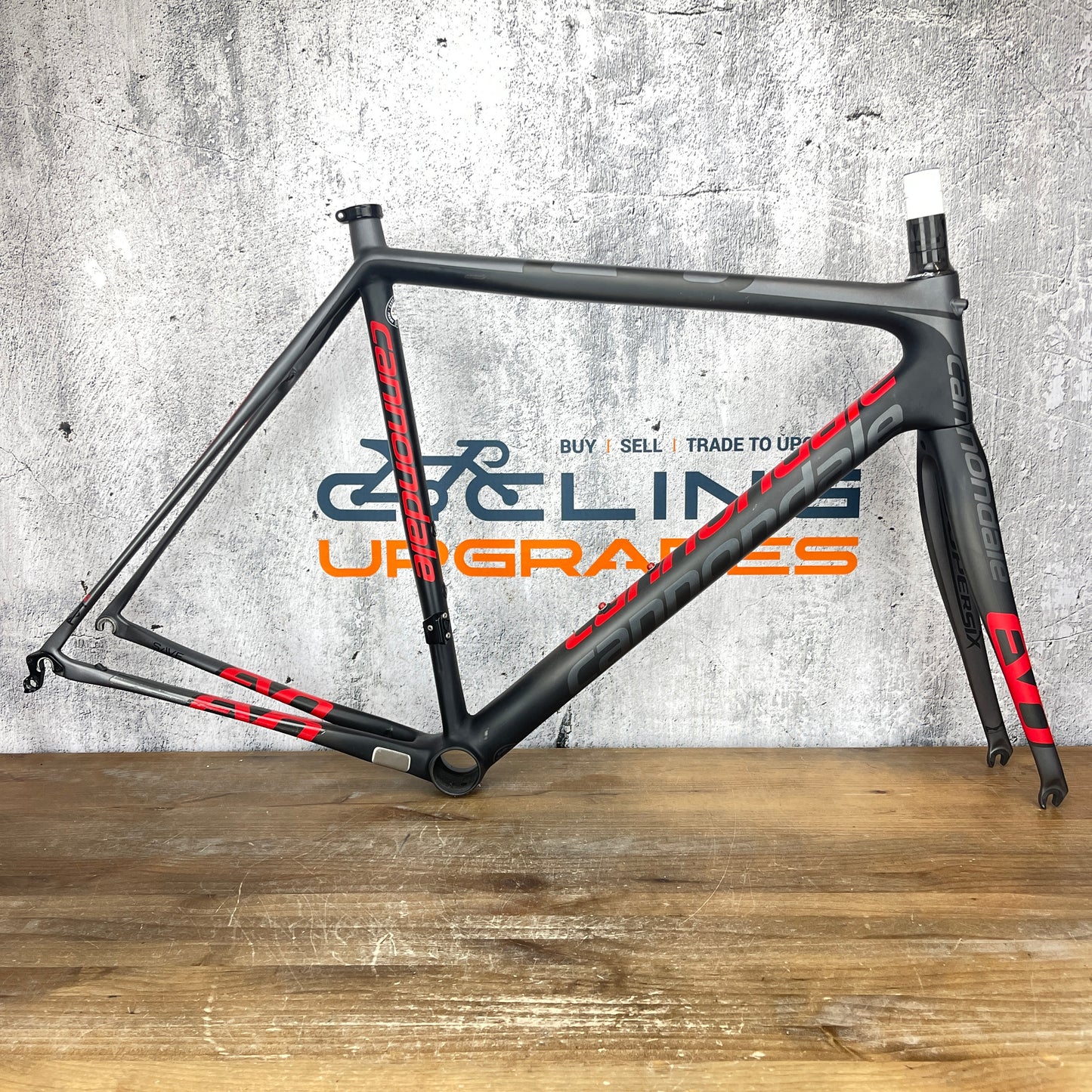 2013 Cannondale SuperSix Evo Hi-Mod 54cm Rim Brake Carbon Frameset 700c 1250g