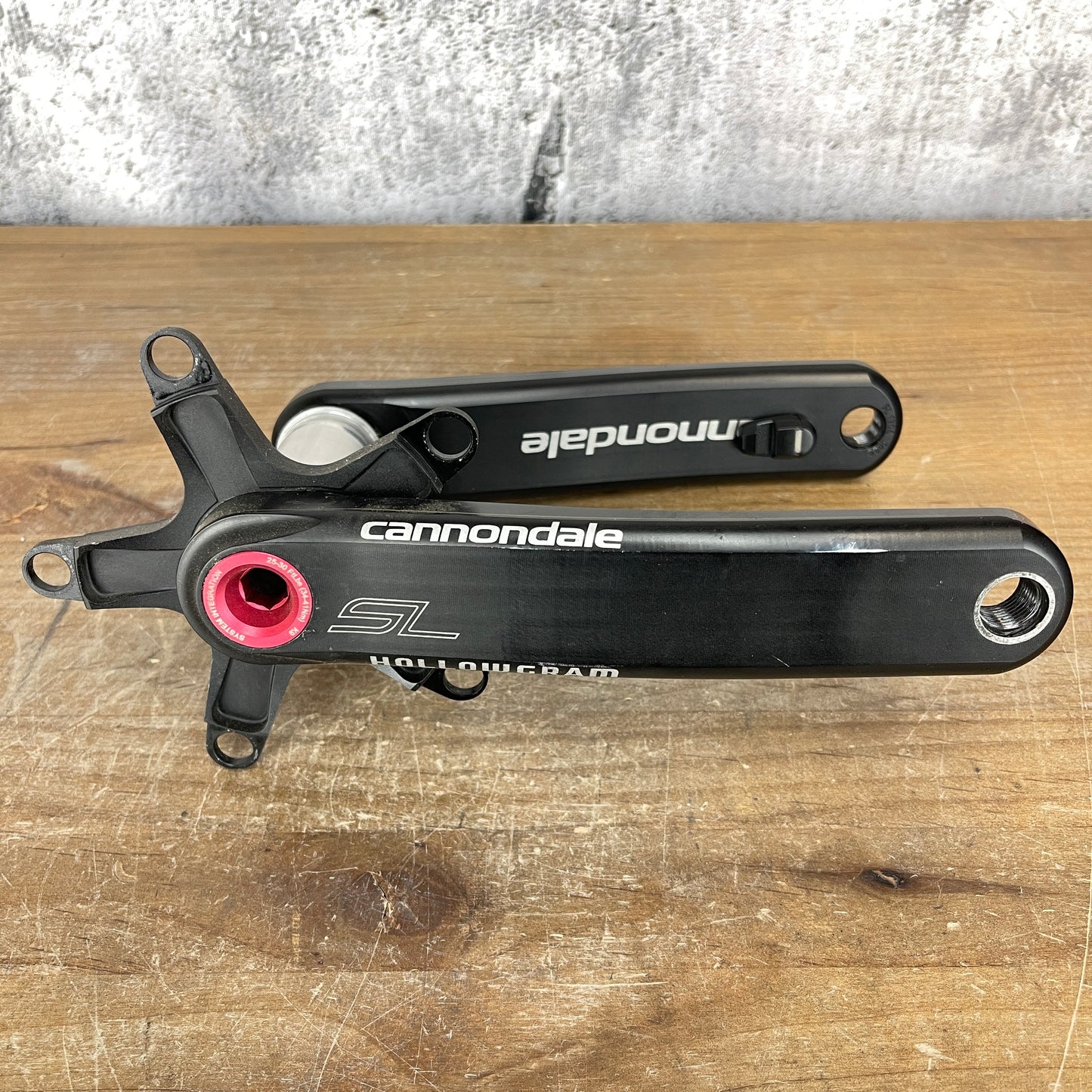 Light Use! Cannondale Hollogram SL BB30 170mm Road Bike Crank Arms 420g