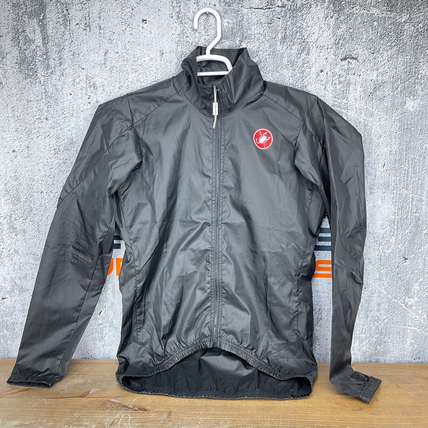 Castelli Windbreaker Men's Large Road Bike Cycling Jacket Packable