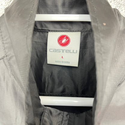 Castelli Windbreaker Men's Large Road Bike Cycling Jacket Packable