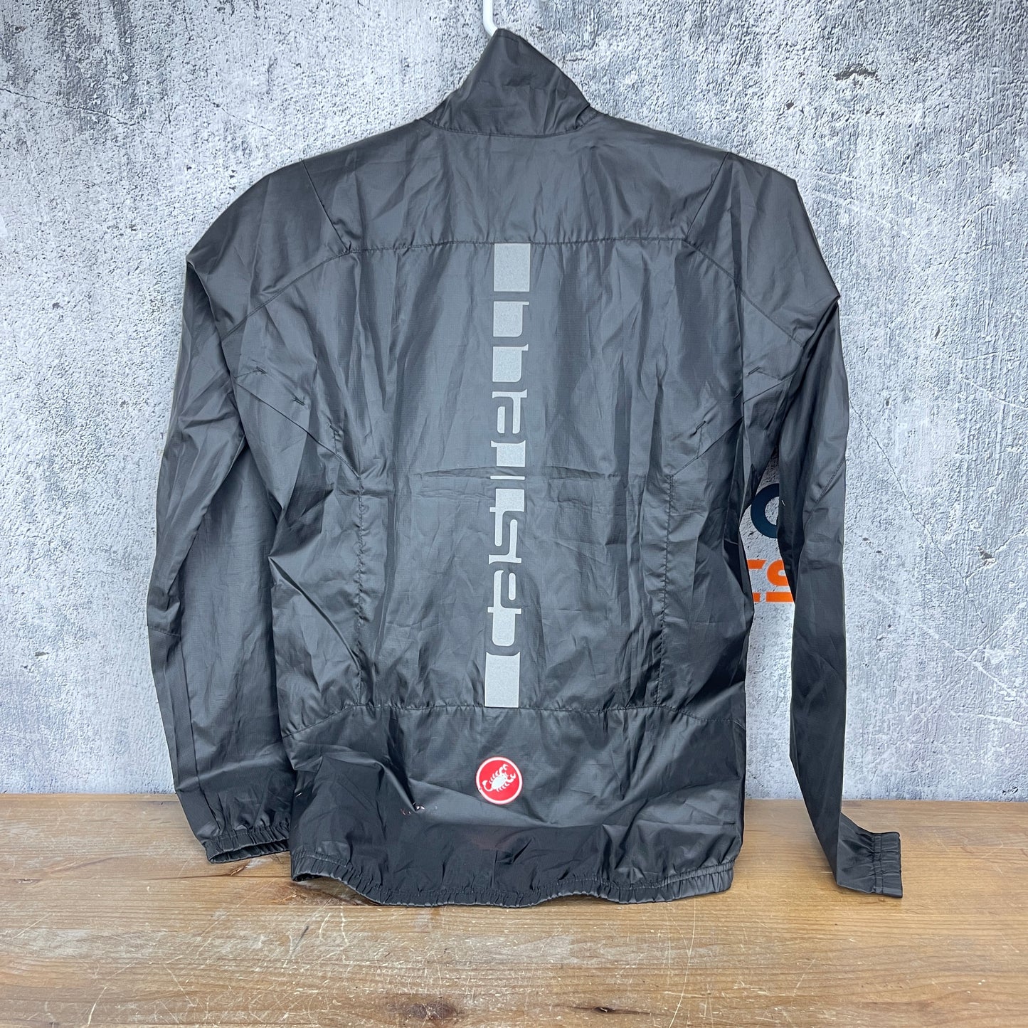 Castelli Windbreaker Men's Large Road Bike Cycling Jacket Packable