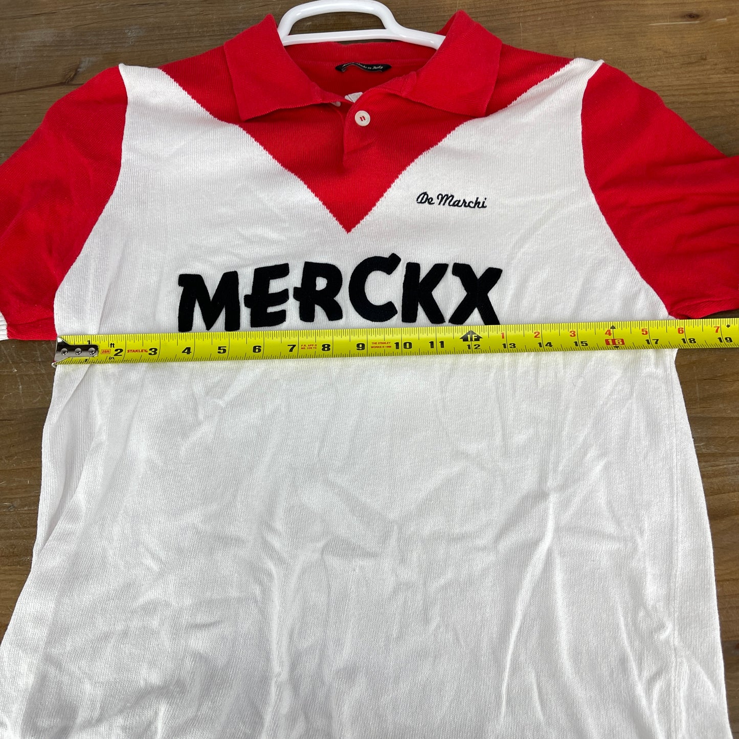 De Marchi Merckx Roubaix 70 Men's Large Road Bike Cycling Polo Jersey
