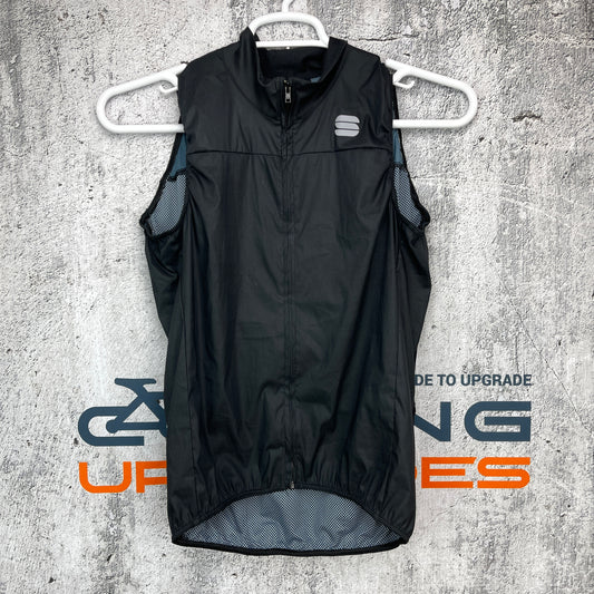Sportful Pro Vest Full-Zip Men's XL Black Cycling Vest Packable