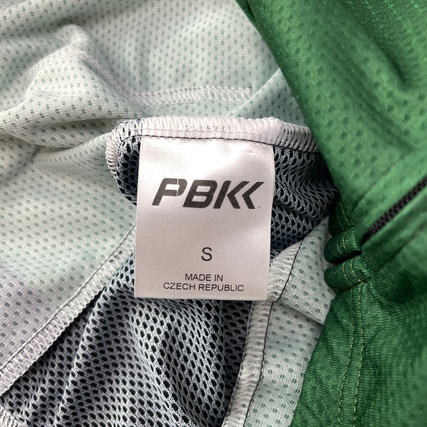 New! PBK Crux Jersey Men's Small Green Cycling Jersey