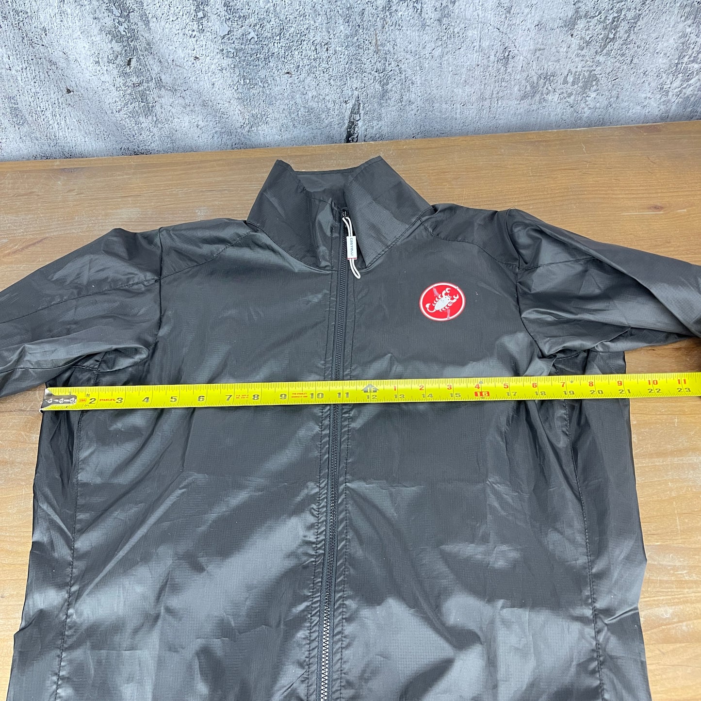 Castelli Windbreaker Men's Large Road Bike Cycling Jacket Packable