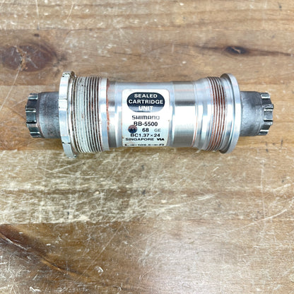 Shimano BB-5500 BSA English Threaded Steel Bottom Bracket for Octalink