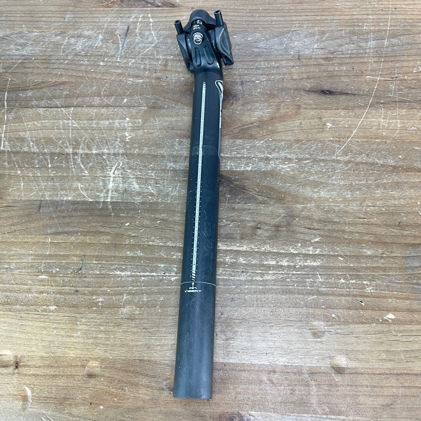 4ZA Cirrus Pro 31.6mm x 350mm 25mm Setback Carbon Seatpost 235g