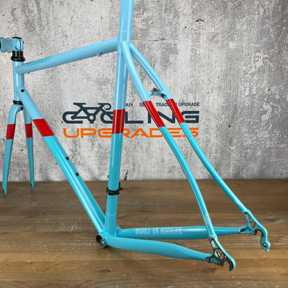 2019 Speedvagen Road 56cm Rim Brake Steel Frameset 700c Chris King Di2
