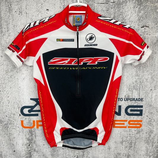 Squadra Castelli Zipp Speed Weaponry Men's Small Short Sleeve Cycling Jersey